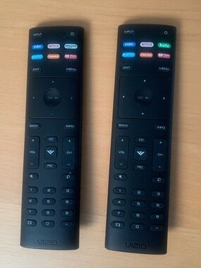 2 Genuine OEM Vizio Smart LCD LED TV Remote Control XRT136 pair with most Vizio